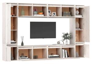 VidaXL Fenyőfa TV-Szekrény Szett - 8 darab - Fehér