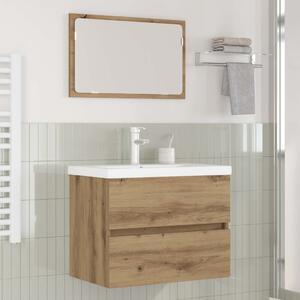 Fürdőszoba bútor szett fiókkal 3 pcs Artisan tölgy Faanyag