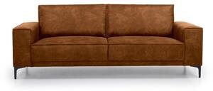 Copenhagen konyakbarna műbőr kanapé, 224 cm - Scandic