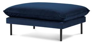 Vienna kék bársony lábtartó, 100 x 80 cm - Cosmopolitan Design