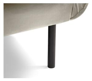 Vienna bézs bársony kanapé, 160 cm - Cosmopolitan Design