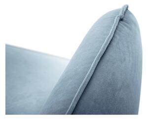 Vienna világoskék bársony kanapé, 200 cm - Cosmopolitan Design