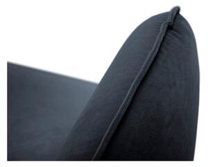 Vienna sötétkék bársony kanapé, 160 cm - Cosmopolitan Design