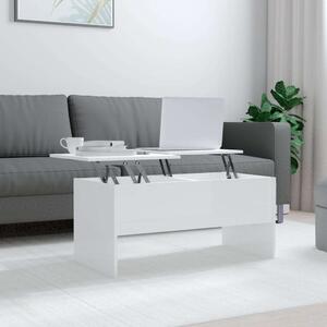 VidaXL Emeletes Dohányzóasztal - Fehér - 102x50,5 cm
