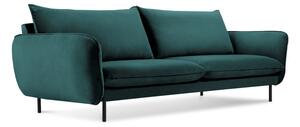 Vienna olajzöld bársony kanapé, 200 cm - Cosmopolitan Design