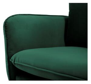 Vienna zöld bársony kanapé, 160 cm - Cosmopolitan Design