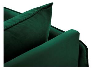 Vienna zöld bársony fekvőfotel, jobb oldali karfával - Cosmopolitan Design