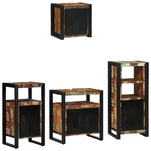 Fürdőszoba bútor szett 4 pcs Szilárd Újrahasznosított Fa