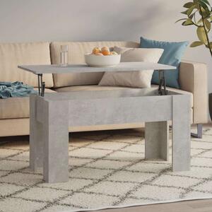 VidaXL betonszürke szerelt fa dohányzóasztal 101 x 49 x 52 cm