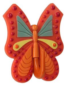Butterfly 3 db-os színes öntapadós akasztó szett - Metaltex