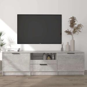 VidaXL TV-szekrény - Betonszürke - 140cm
