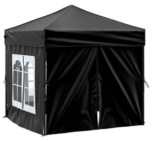 VidaXL Összecsukható Sátor - Fekete - 2x2m