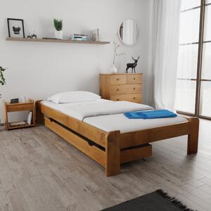 ADA ágy 80x200 cm, tölgyfa Ágyrács: Ágyrács nélkül, Matrac: Deluxe 15 cm matraccal