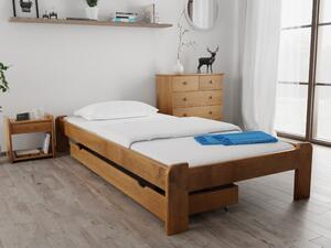 ADA ágy 80x200 cm, tölgyfa Ágyrács: Ágyrács nélkül, Matrac: Matrac nélkül