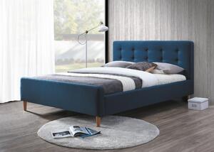 Kárpitozott ágy PINKO 160 x 200 cm kék
