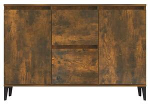 VidaXL füstös tölgy színű szerelt fa tálalószekrény 104 x 35 x 70 cm