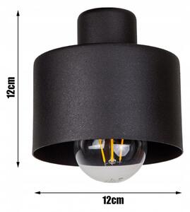 Glimex LAVOR állítható függőlámpa fekete 3x E27 + ajándék LED izzók