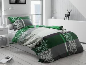 Luxury zöld pamut ágyneműhuzat