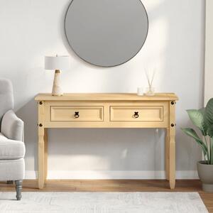 VidaXL Corona tömör fenyőfa konzolasztal 115 x 46 x 73 cm
