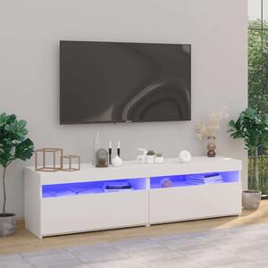 VidaXL Modern LED TV Szekrény - Fehér - 150cm
