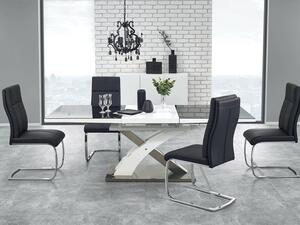 Étkezőasztal Shenna 2 (fekete + fehér) (6-8 fő részére). 796195