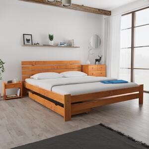 PARIS magasított ágy 180x200 cm, égerfa Ágyrács: Ágyrács nélkül, Matrac: Deluxe 10 cm matrac