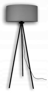 Állólámpa szürke Ø45cm búrával Glimex Abazur 1xE27 (GA0002)