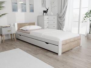 IKAROS ágy 90x200 cm, fehér Ágyrács: Ágyrács nélkül, Matrac: Matrac nélkül