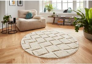 Handira krémszínű szőnyeg, ⌀ 160 cm - Mint Rugs