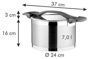 Tescoma ULTIMA Fazék fedővel ø 24 cm, 7.0 l