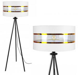 Glimex Abazur állólámpa fehér 1x E27 + ajándék LED izzó