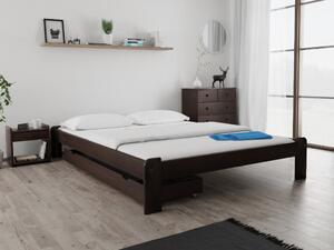 ADA ágy 160x200 cm, diófa Ágyrács: Ágyrács nélkül, Matrac: Matrac nélkül