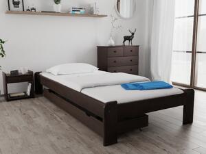 ADA ágy 90x200 cm, diófa Ágyrács: Ágyrács nélkül, Matrac: Matrac nélkül