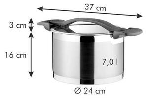 Tescoma ULTIMA Fazék fedővel ø 24 cm, 7.0 l