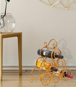 Aranyszínű bortartó állvány - Mauro Ferretti