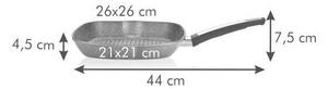 Tescoma i-PREMIUM Stone Grill serpenyő 26 x 26 cm