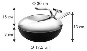 TESCOMA PRESIDENT Wok ø 30 cm, fedővel