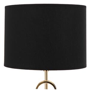 Glam Rings fekete-aranyszínű asztali lámpa, magasság 54,5 cm - Mauro Ferretti