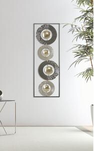 Ring fém fali dekoráció, 31 x 89,5 cm - Mauro Ferretti