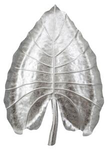 Leaf ezüstszínű dekorációs tálka, 32 x 47,5 cm - Mauro Ferretti