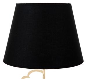 Glam Heart fekete-aranyszínű asztali lámpa, magasság 61 cm - Mauro Ferretti