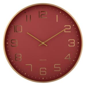 Karlsson 5973RD design falióra piros, átmérő 40 cm
