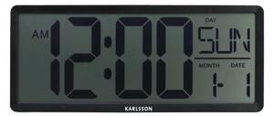 Karlsson 6020BK digitális óra, fekete, 35 cm