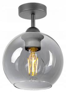 Glimex Orb mennyezeti lámpa füst 1x E27 + ajándék LED izzó
