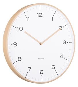 Karlsson 6011SB design falióra bézs, 40 cmátmérővel