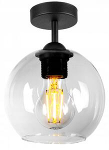 Glimex Orb mennyezeti lámpa átlátszó 1x E27 + ajándék LED izzó