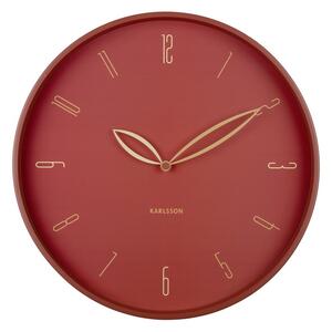 Karlsson 6012RD design falióra piros, átmérő 40 cm