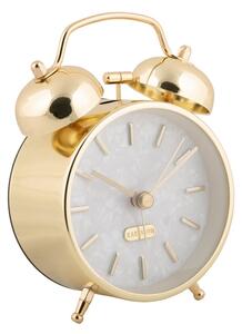 Karlsson 6009GD design ébresztőóra arany, átmérő12 cm