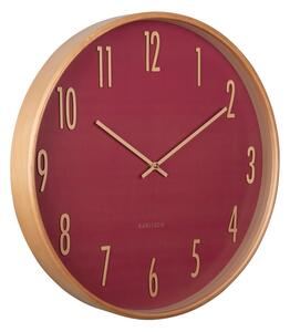 Karlsson 5996RD design falióra piros, átmérő 40 cm