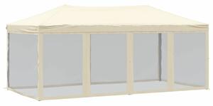 VidaXL Rendezvénysátor - 3x6m, Krémszínű